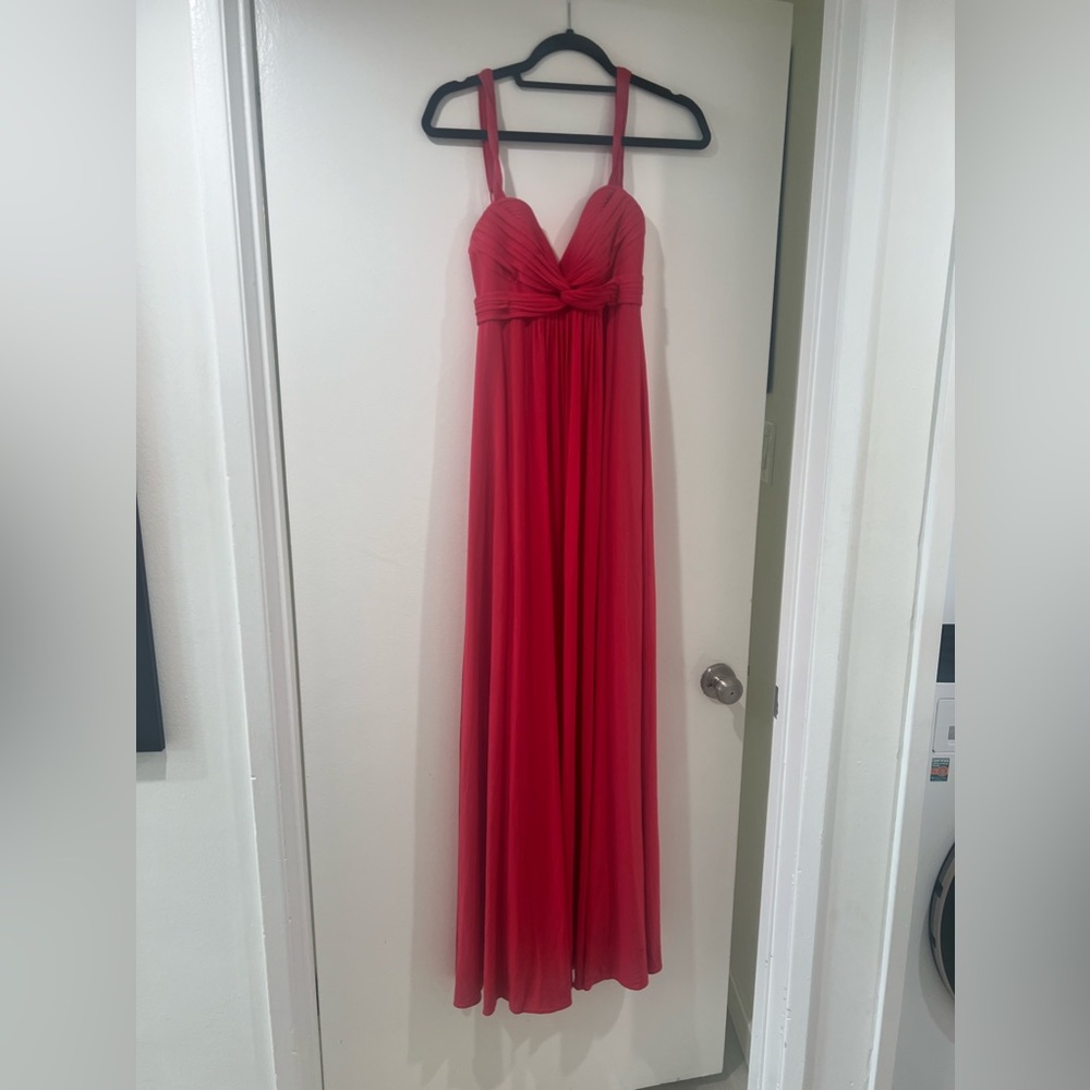 Candy red maxi dress
